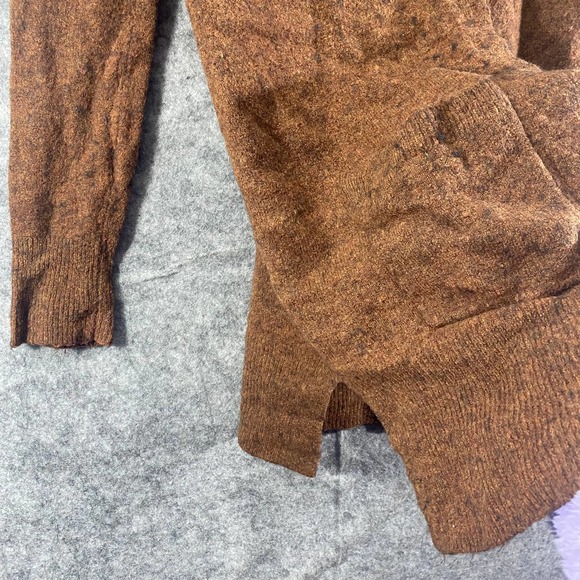 Madewell Cardigan Small Brown Knit Kent Long Sleeve Open Longline Sweater - Picture 7 of 14